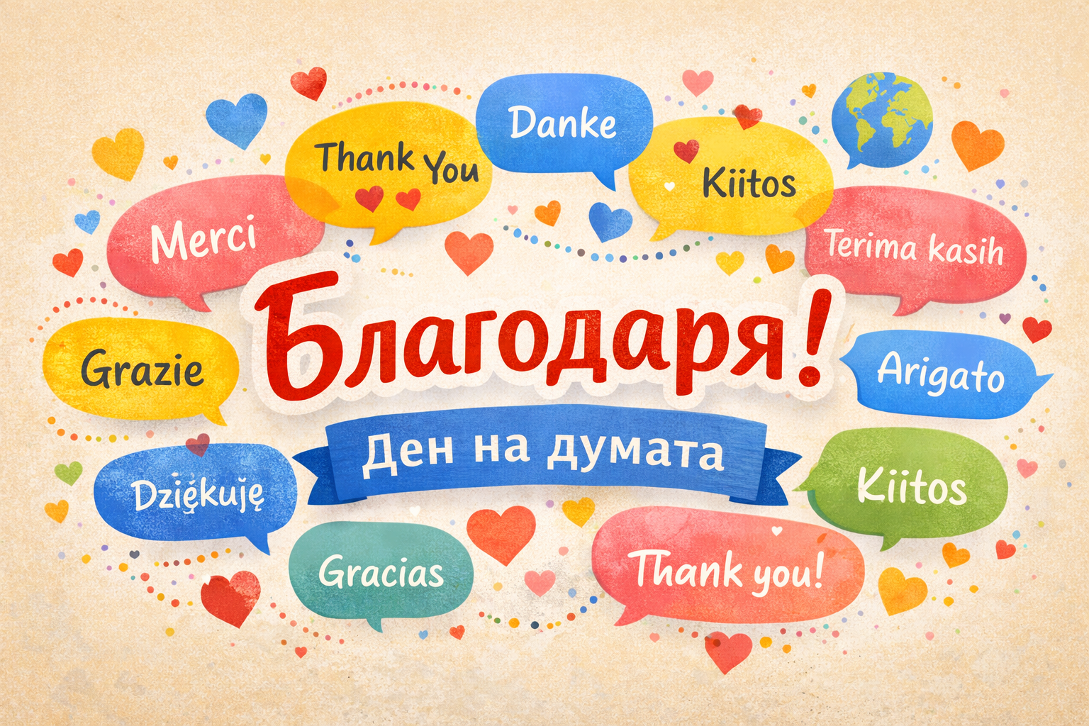 Денят на думата „благодаря“ в нашето училище