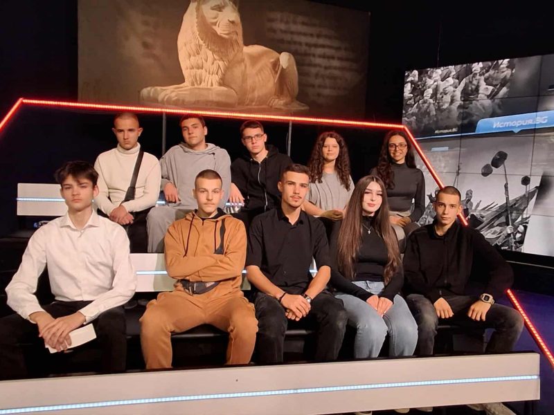 Наши ученици гостуваха в предаването „История.BG“ по БНТ