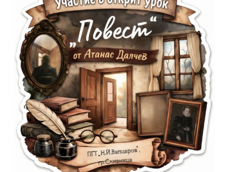 Открит урок по български език и литература в 10. А клас, посветен на стихотворението „Повест“